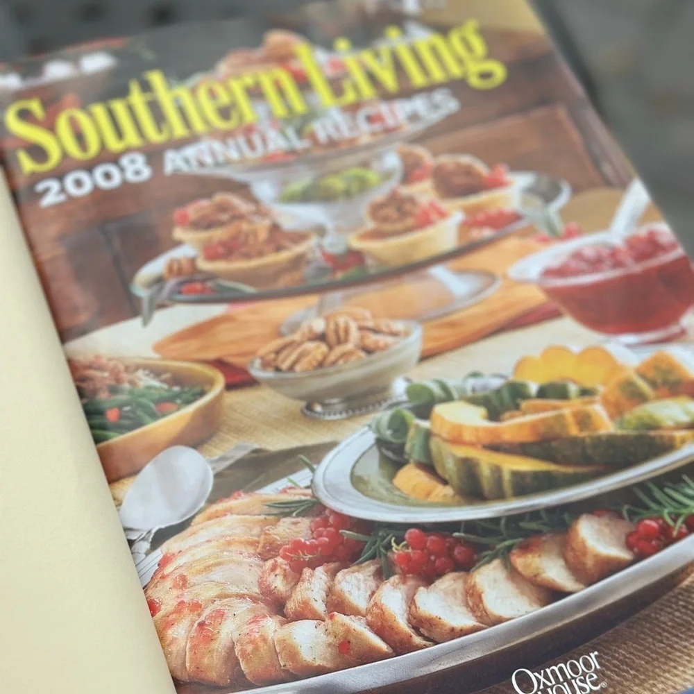 Southern Living Hardback Cookbook with Red Cover